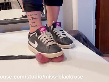 Sneaker and Barefoot Crush - Cock Trample